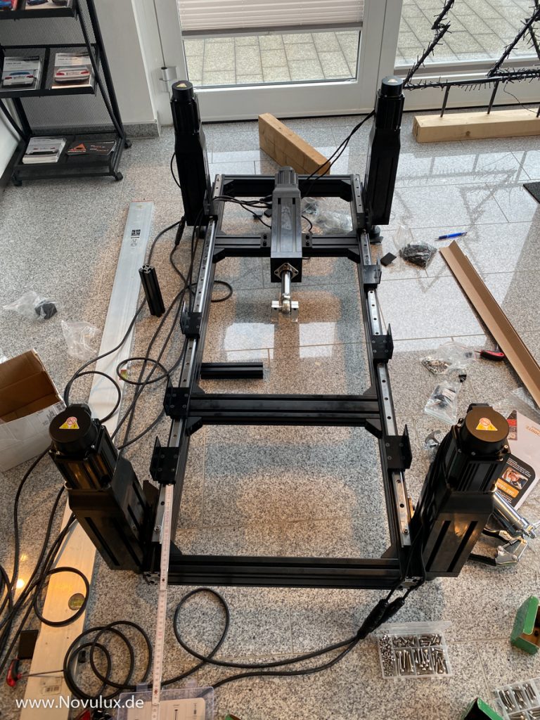 Simracing: SFX100 Motion Rig – Montage nach Anleitung von OpenSFX