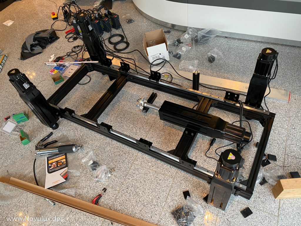 Simracing: SFX100 Motion Rig – Montage nach Anleitung von OpenSFX