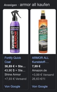 Fortify Quick Coat Google Advertise