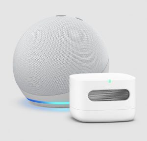 Amazon Smart Air Quality Monitor mit Alexa-Sprachsteuerung für sprachgesteuerte Luftqualitätsinformationen